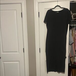 Comfort Colors Charcoal Midi Dress